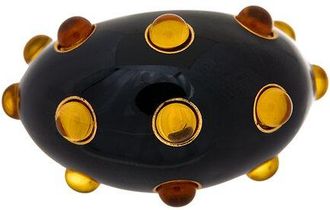 Oscar De La Renta Cabochon Enamel Ring
