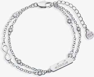 Alex and Ani Abuela Infinity Adjustable Chain Bracelet in Silver at Nordstrom