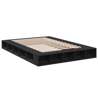 Berkfield Home Durable Bed Frame without Mattress Black 160x200 cm