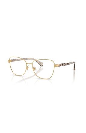 Ralph Lauren 55mm Irregular optical glasses in Gold at Nordstrom