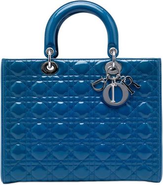 Dior Pre-owned Dior Large Patent Cannage Lady Dior Ladies 2ES68C59GS9U2TF3