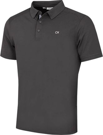 Calvin Klein Mens Campus Sport Polo Shirt - Charcoal Sport - XXXXXL