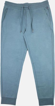 HUGO BOSS Mens Hugo Boss Lamont 92 Rubber Logo Jogging Pants Turquoise 445 - Blue - Size: 37/36/32