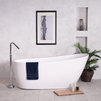 Ambra Sophia - Vasca da bagno freestanding in acrilico 170 cm - Design raffinato e comfort ottimale per il bagno