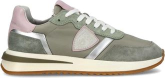 Philippe Model Sneakers Tropez 2.1 Running - Dames - Sneakers - Groen - 41 EU - Katoen - Schoenen