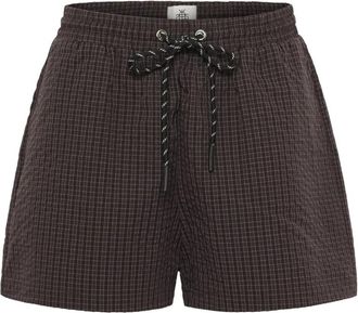 Karen by Simonsen Edith Shorts - Dames - Bermuda - Bruin - L - Polyester - Korte Broeken