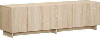 vidaXL Soporte De Tv 140 X 34,5 X 40 Cm Roble Sonoma Vidaxl