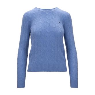 Ralph Lauren Truien & Vesten, Dames, Blauw, XS, Wol, Ronde hals knitwear