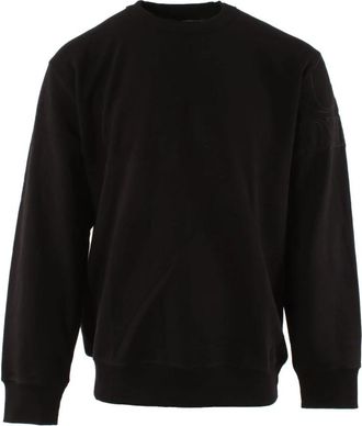 C.P. Company Diagonal Raised Fleece Sweatshirt - Heren - Sweatshirts - Zwart - XS - Katoen - Hoodies & sweatvesten