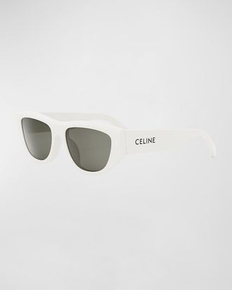 Celine Monochroms Acetate Cat-Eye Sunglasses