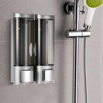 OEM Dispensador Manual De Jab&oacute;n L&iacute;quido, Gel De Ducha/champ&uacute; Para Montaje En Pared (2 Unidades, 200 Ml X 2)