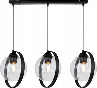 OEM L&aacute;mpara Colgante Moderna Con Anillos De Pantalla De Cristal