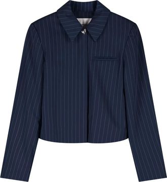 Fab By Fabienne Chapot Vito Blazer - Dames - Zomerjassen - Blauw - XS - Polyester - Jassen