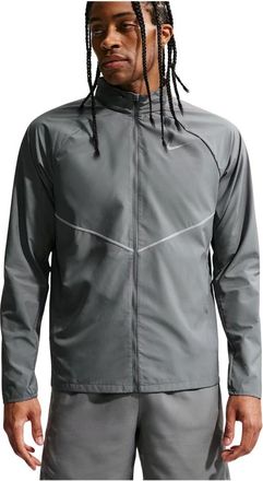 Nike Miler Repel UV Jacket - Heren - Sport - Grijs - Maat: 2XL Poliester