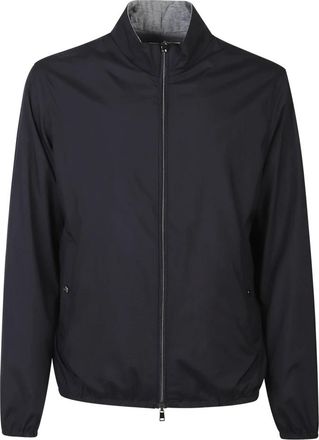 Herno Omkeerbaar Bomberjack - Heren - Zomerjassen - Blauw - L - Jassen