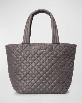 MZ Wallace Metro Deluxe Quilted Nylon Tote Bag