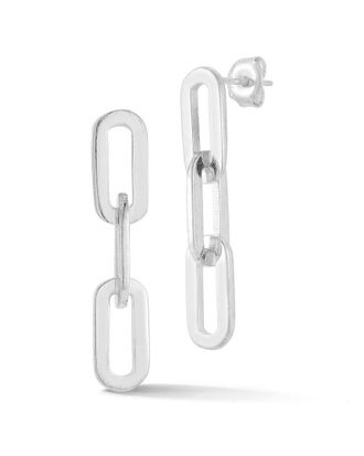 Sphera Milano Silver 3-Link Drop Earrings