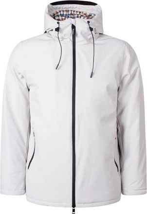 Aquascutum Active Shell Mid White Parka-jas