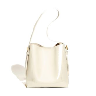 Generic Large Hobo Shoulder Bag for Women Vegan Leather Crossbody Bucket Purse Fashion Shoulder Bag Ladies Handbag Totes (White)