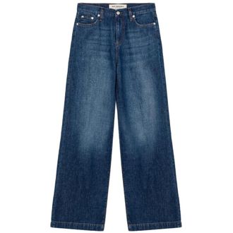 Roy Rogers Wide Jeans, female, Blue, Size: W29 Marta Wide Jeans