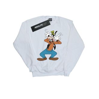 Disney Heren Gek Goofy Sweatshirt (Wit)