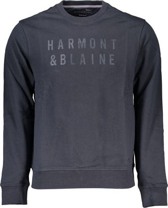 Harmont & Blaine Blue Cotton Mens Mens Sweatshirt