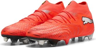 Puma Future.1 FG Womens Firm Ground Football Boots Red/Silver 4 UK
