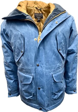 Manifattura Ceccarelli Fisherman Parka - Heren - Winterjassen - Blauw - XL - Katoen - Jassen