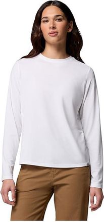 Columbia Csc Soft Stretch Long Sleeve T-Shirts Womens Workout White : 2XL, Elastane/Jersey/Polyester