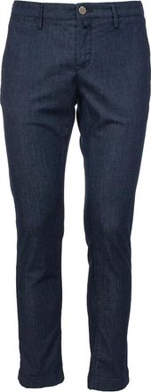 Jacob Cohen Heren, Broeken, Blauw, Maat: W40 Katoen