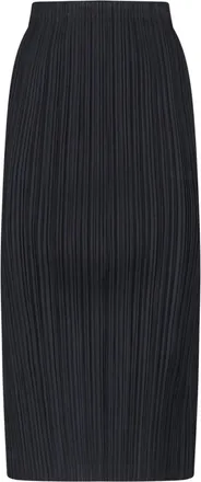 Pleats Please Issey Miyake Gonna Midi Plissettata