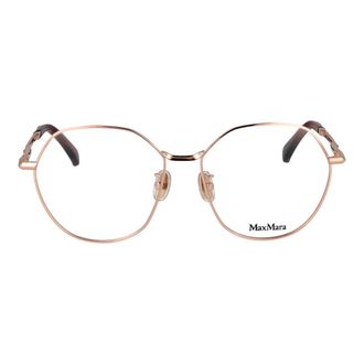 Max Mara MA-1066364 Metal Round-Frame Eyeglasses - Rose gold