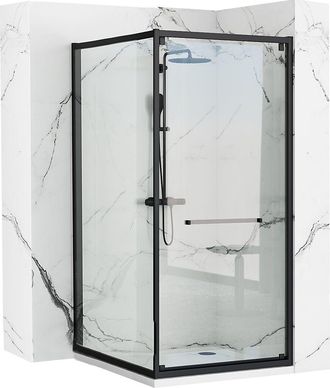 Rea Rea - Mampara De Ducha Space In Black 80x100