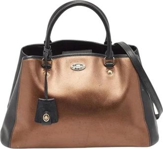 Coach Pre-owned Satchel - Dames - Vintage Handtas - Bruin - ONE Size - Leer - Vintage