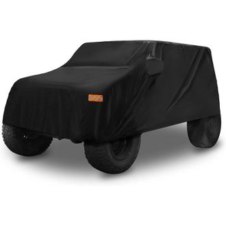 OEM Funda Impermeable Para Jeep Wrangler Jk Jl De 2 Puertas - Protecci&oacute;n Exterior 440x190x150 Cm - Tejido Oxford 210d Reforzado -crezuo