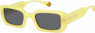 Polaroid Womens PLD 6208 52 40G Sunglasses - Yellow - One Size