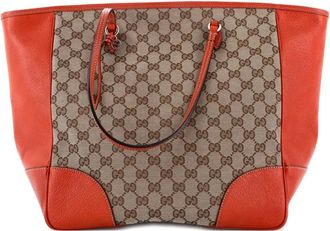 Gucci Bree GG Canvas with Leather Medium tote bag - Oranje