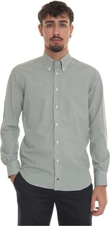 Carrel Casual overhemd - Heren - Casual Overhemden - Groen - 5XL - Katoen - Overhemden