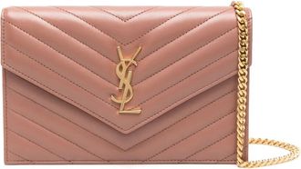 Saint Laurent Cassandre Envelope clutch bag - Pink