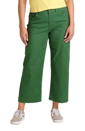 Toad & Co Earthworks Wide Leg Pant in Pasture at Nordstrom, Size 10