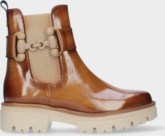 MLV Womens Chunky Ankle Boot In Brown