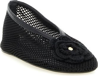 Ganni Jenny Ballet Flat - Black