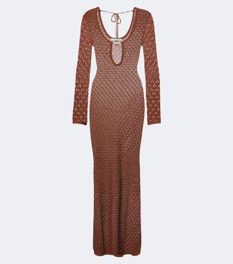 Melissa Odabash Vestido midi calado Casey