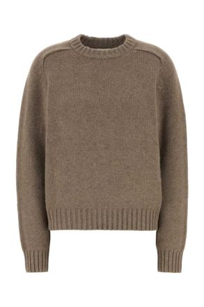 Khaite Mud cashmere Mae sweater