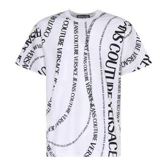 Versace Jeans Couture T-Shirts, male, White, Size: 2XL Maglietta T-Shirt