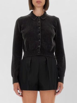 Alexander Wang cropped cardigan collar detail long sleeves