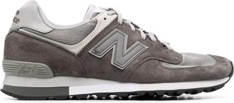 New Balance 576 low-top sneakers - men - Rubber/Fabric/Calf Suede - 7.5 - Grey