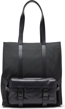 Diesel Multi-Pkts - Shopping bag with flap pocket and zip - Shopping Bags - Unisex - Black