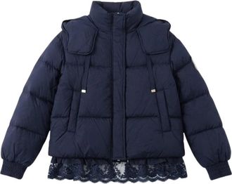 Ermanno Scervino Donsjack - Dames - Winterjassen - Blauw - XS - Jassen