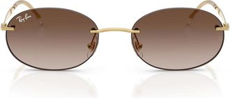 Ray-Ban Sunglasses Rb3767 001/13 Gold Arista/Brown Gradient Unisex